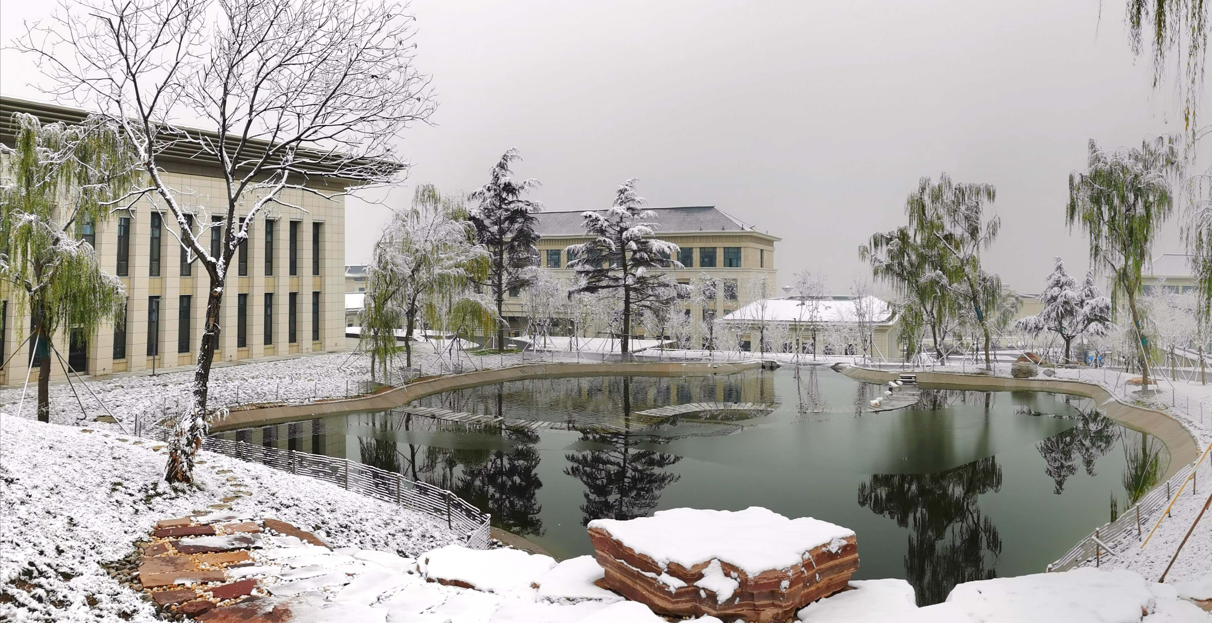 学院冬天